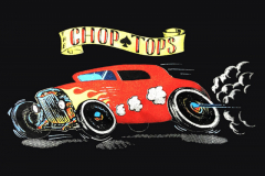 The Chop Tops Red Hot Rod Design