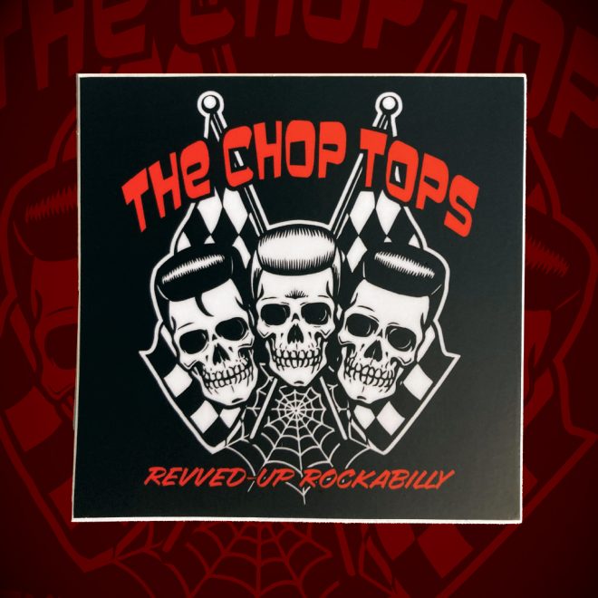 The Chop Tops 3 Skull Sticker