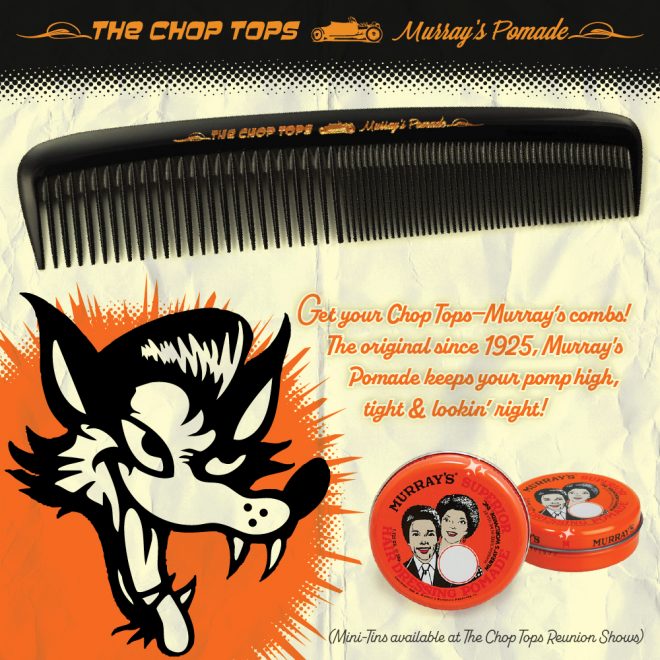 The Chop Tops—Murray’s Pomade unbreakable combs