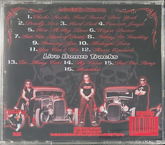 The Chop Tops Deadly Love CD back